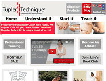 Tablet Screenshot of maternalfitness.com